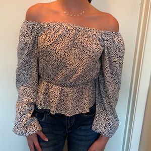Cute doted shirt
